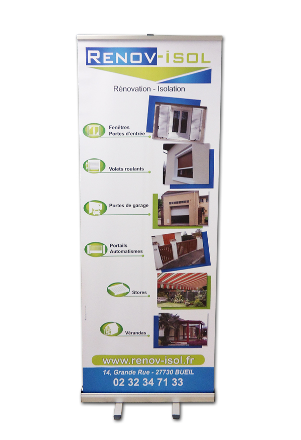 Devisu | Impression Enrouleur 800 mm de large