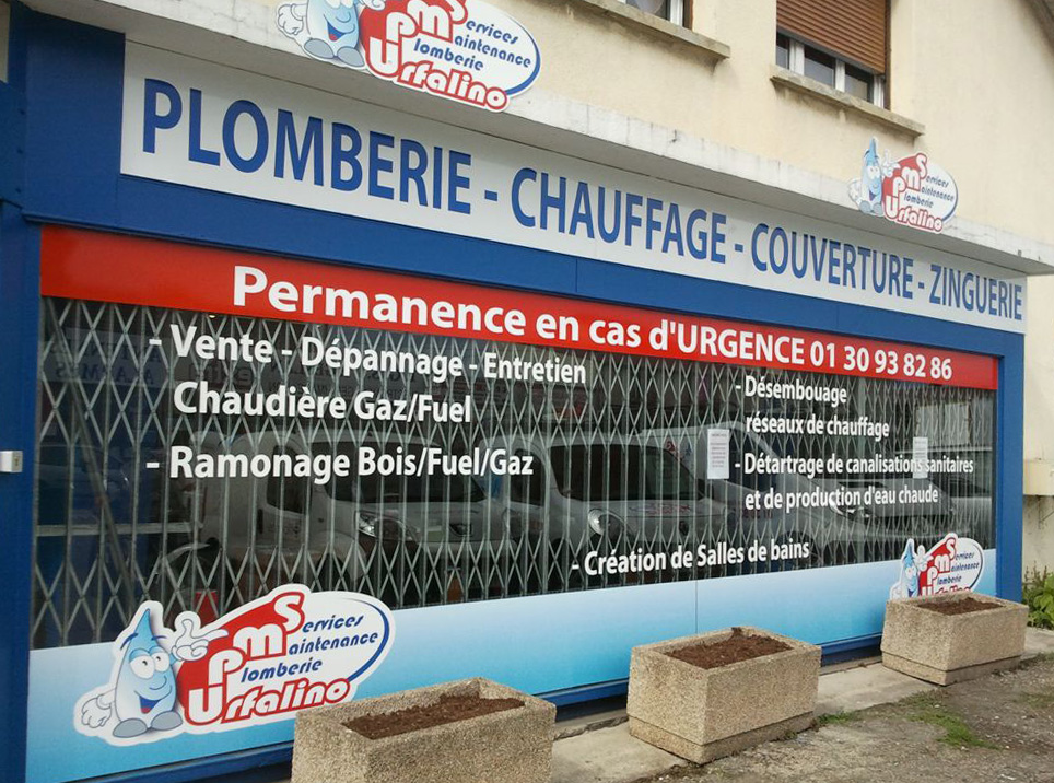 SAMSUNG Devisu | Habillage de vitrine avec adhésif