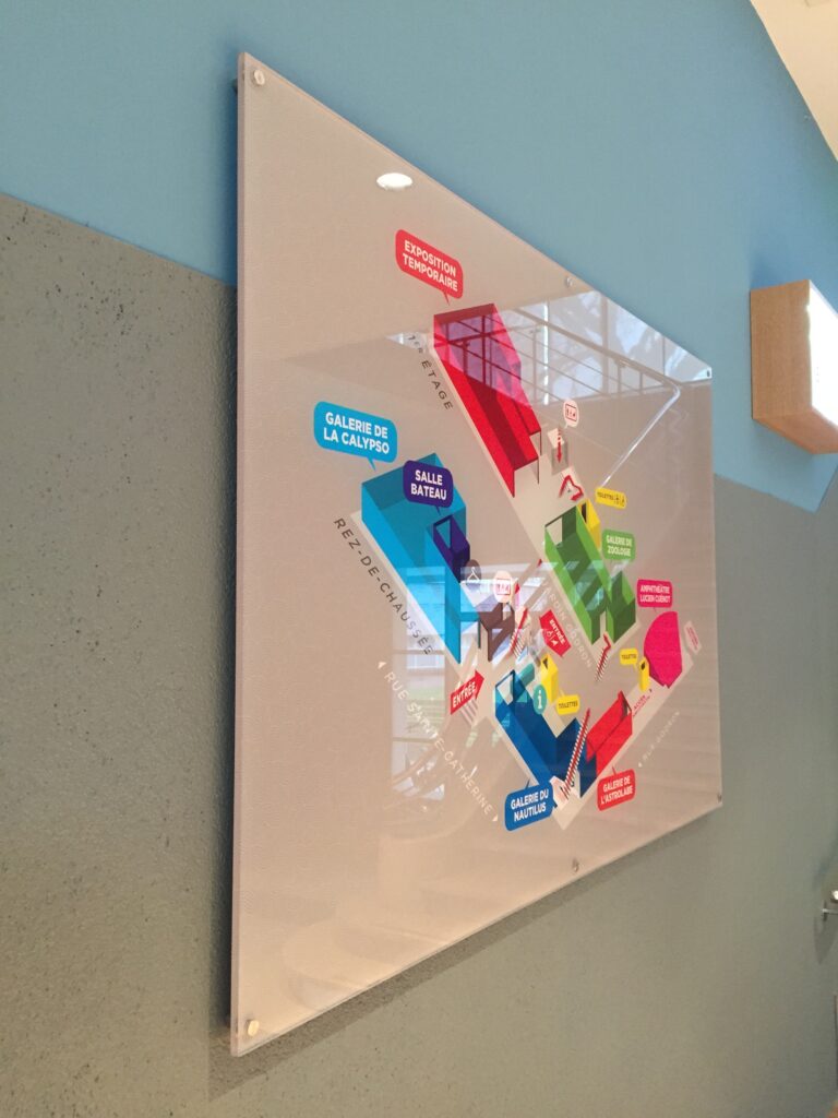 Devisu | Impression sur PLEXI (PMMA 10mm) PMMA imprimé