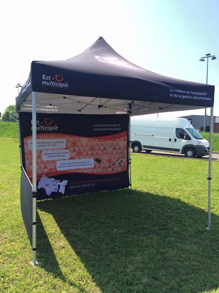 Devisu | Tente imprimée pour vos événements