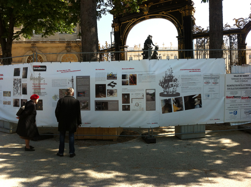 Bâche grand format à 2 pas de la Place Stanislas