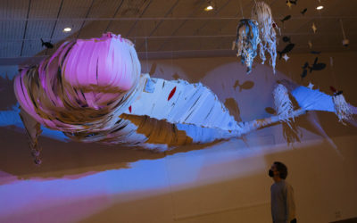 Exposition du Muséum-Aquarium de Nancy avec Baleine en PVC